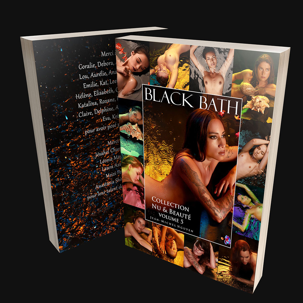 livre événement de la collection nu et beauté Black Bath par Jean-Michel Nguyen